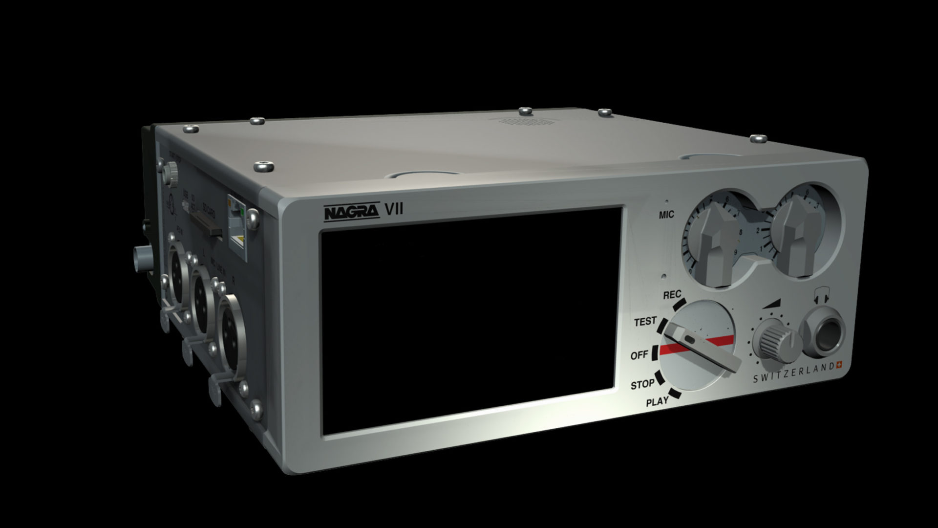 Nagra VII prototype aluminium alumine front face avant