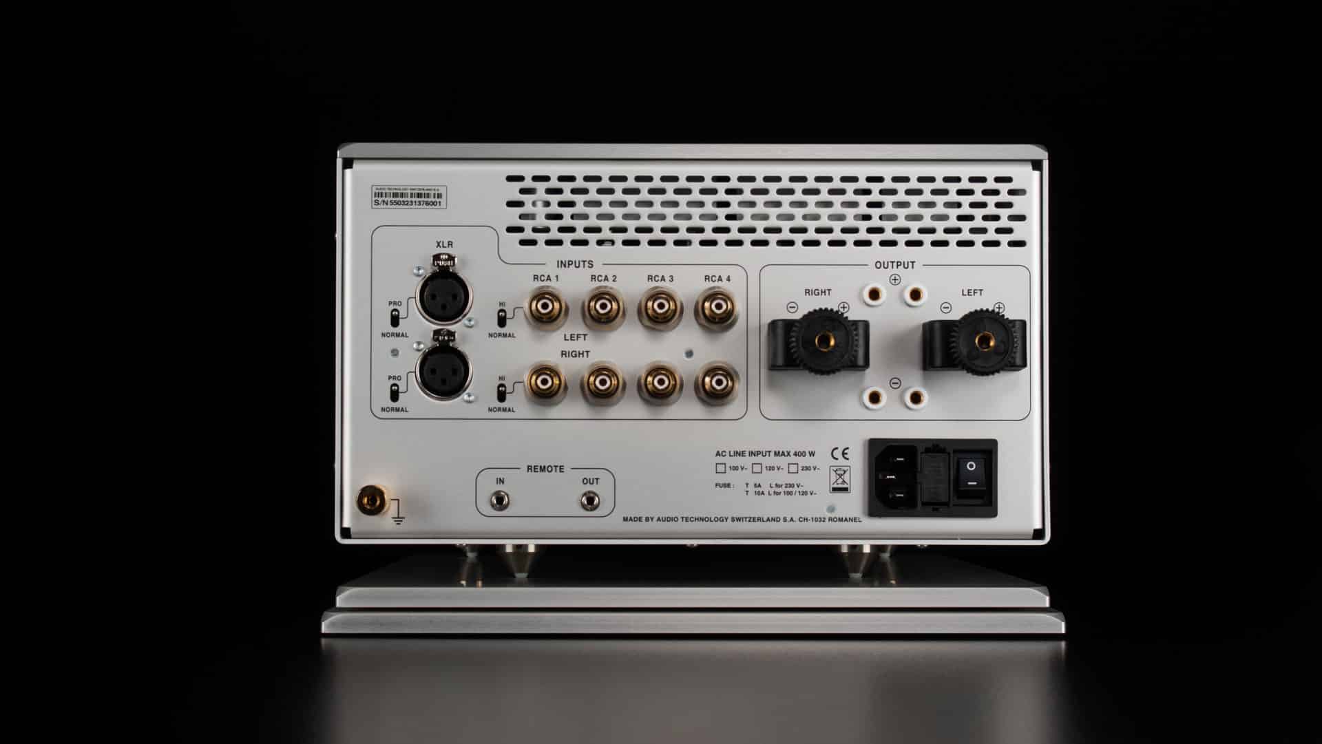 Nagra CLASSIC INT Amplificador integrado estéreo estado sólido transistor Mosfet posterior VFS