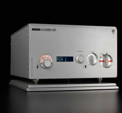 Nagra Classic INT Integrierter Verstärker Festkörper-Stereo Mosfet Transistor Transformator Modulometer Frontseite VFS