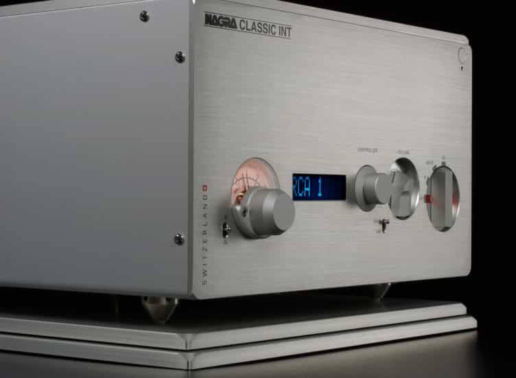 Nagra CLASSIC INT Amplificador integrado estéreo estado sólido transistor Mosfet transformador modulómetro frontal VFS