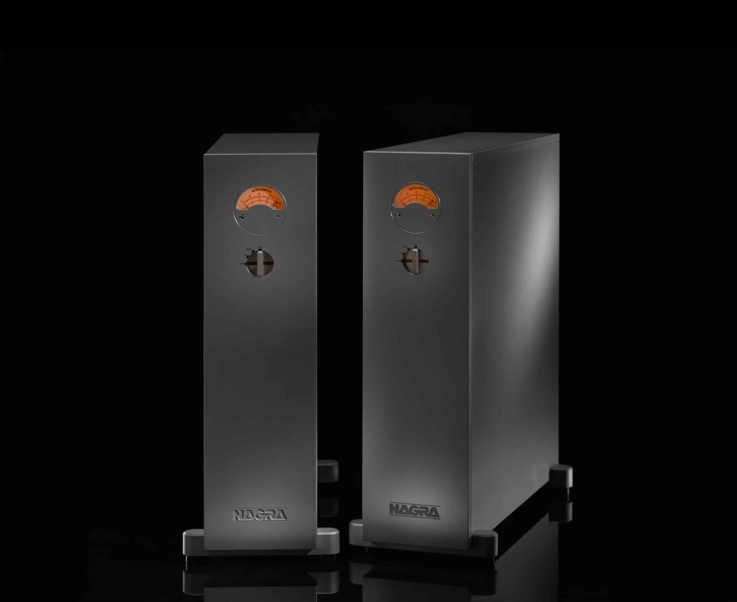 Nagra HD AMP power amplifier pair modulometer