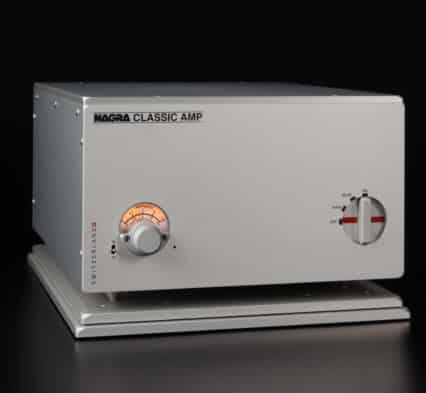 Nagra Classic Amp Amplificador estéreo estado sólido transistor Mosfet mejor transformador modulómetro frontal vfs