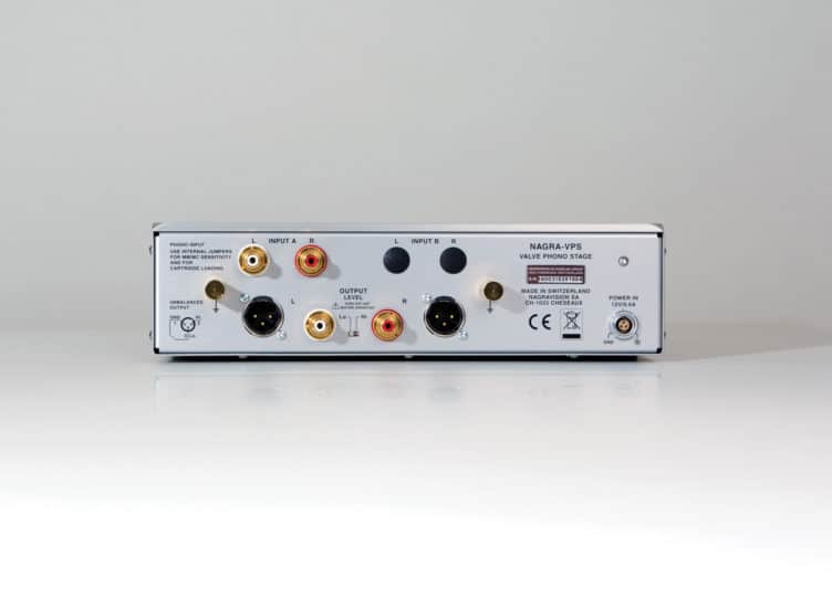 Nagra VPS 真空管唱頭級前級放大器真空管 RCA XLR 背面