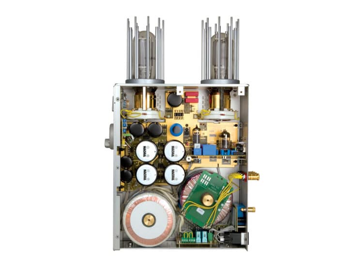 Nagra VPA Valve tube power amplifier 845 classic myth pair transformer inside open