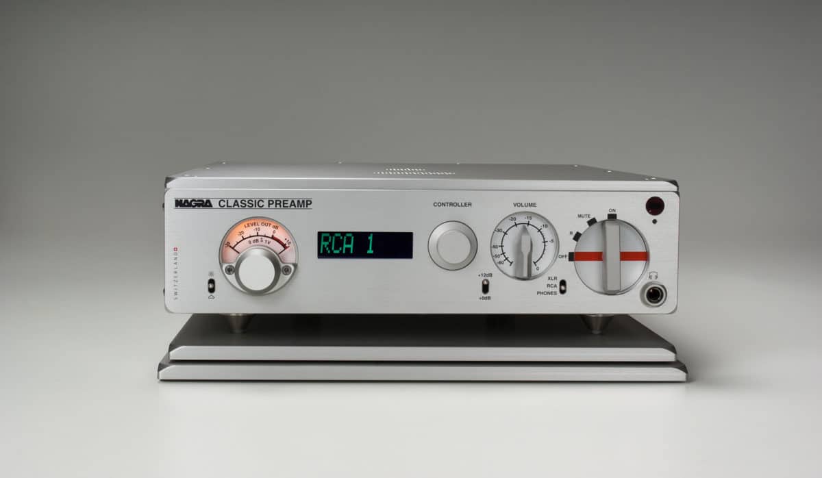 Nagra Classic-Vorverstärker Modulometer, bester High-End-Vorverstärker Frontseite