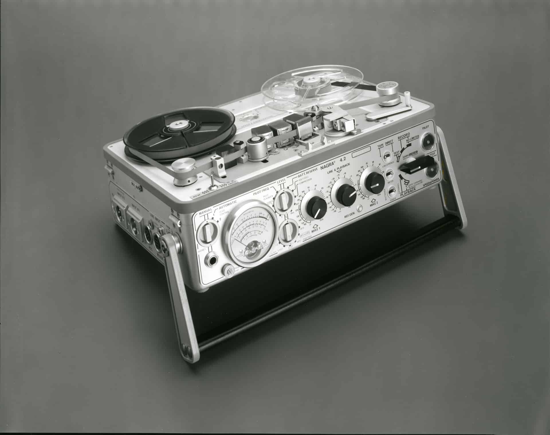 Nagra 4.2 portable mono full track analog audio tape recorder radio cinema television