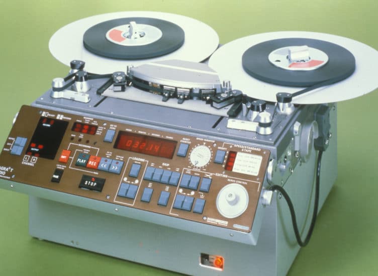 1981 NAGRA TA Two 2 track analog transportable recorder audio studio recording trolley mounted