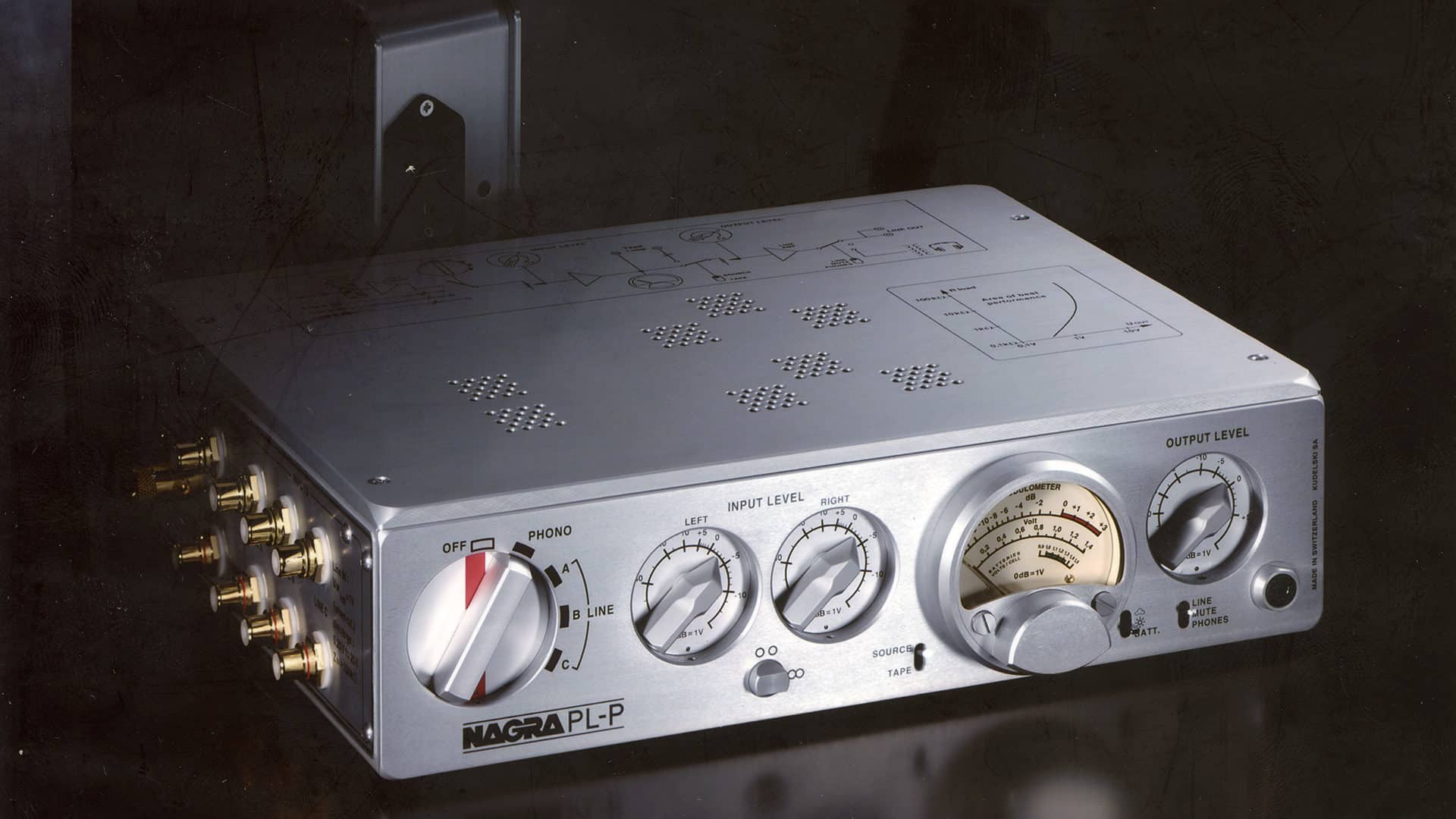 Nagra PL-P Battery operated vacuum tube pre amplifier preamp phono stage class A first iconic front ACPS