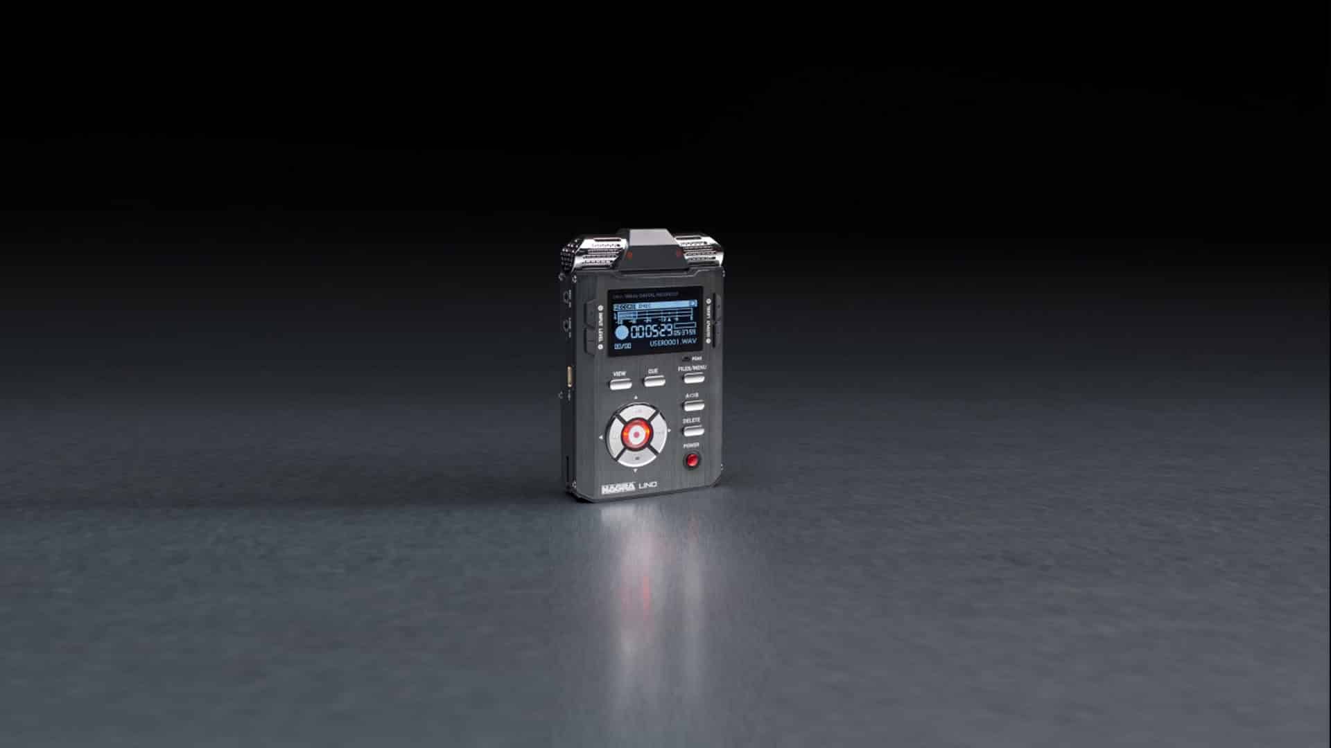 Nagra LINO recorder miniature PCM MP3 front rec mic