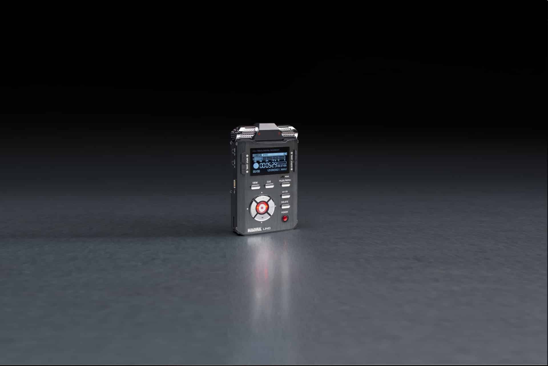 Nagra LINO recorder miniature PCM MP3 front rec mic