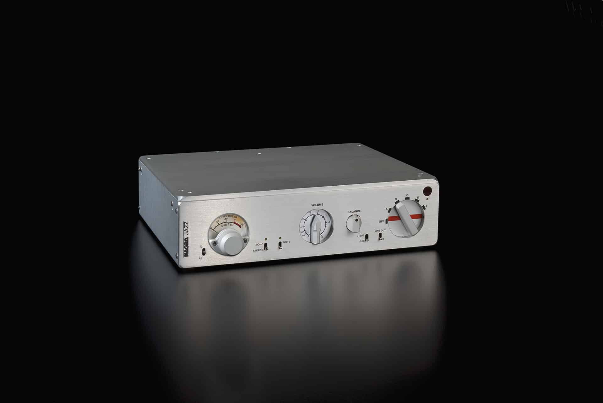 Nagra Jazz Preamplifier tube valve front modulometer peclette