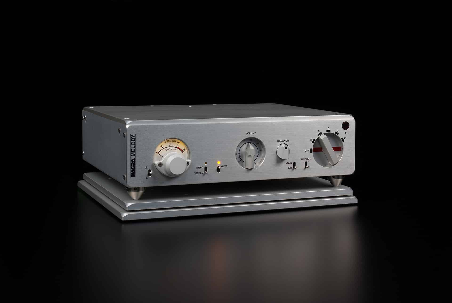 Nagra Melody preamplifier transistor mosfet front modulometer VFS