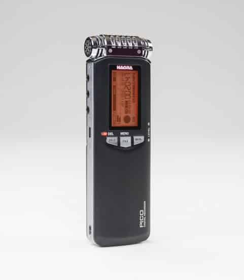 Nagra Pico recorder miniature PCM MP3 front mic