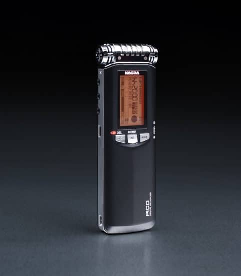 Nagra Pico recorder miniature PCM MP3 front mic rec