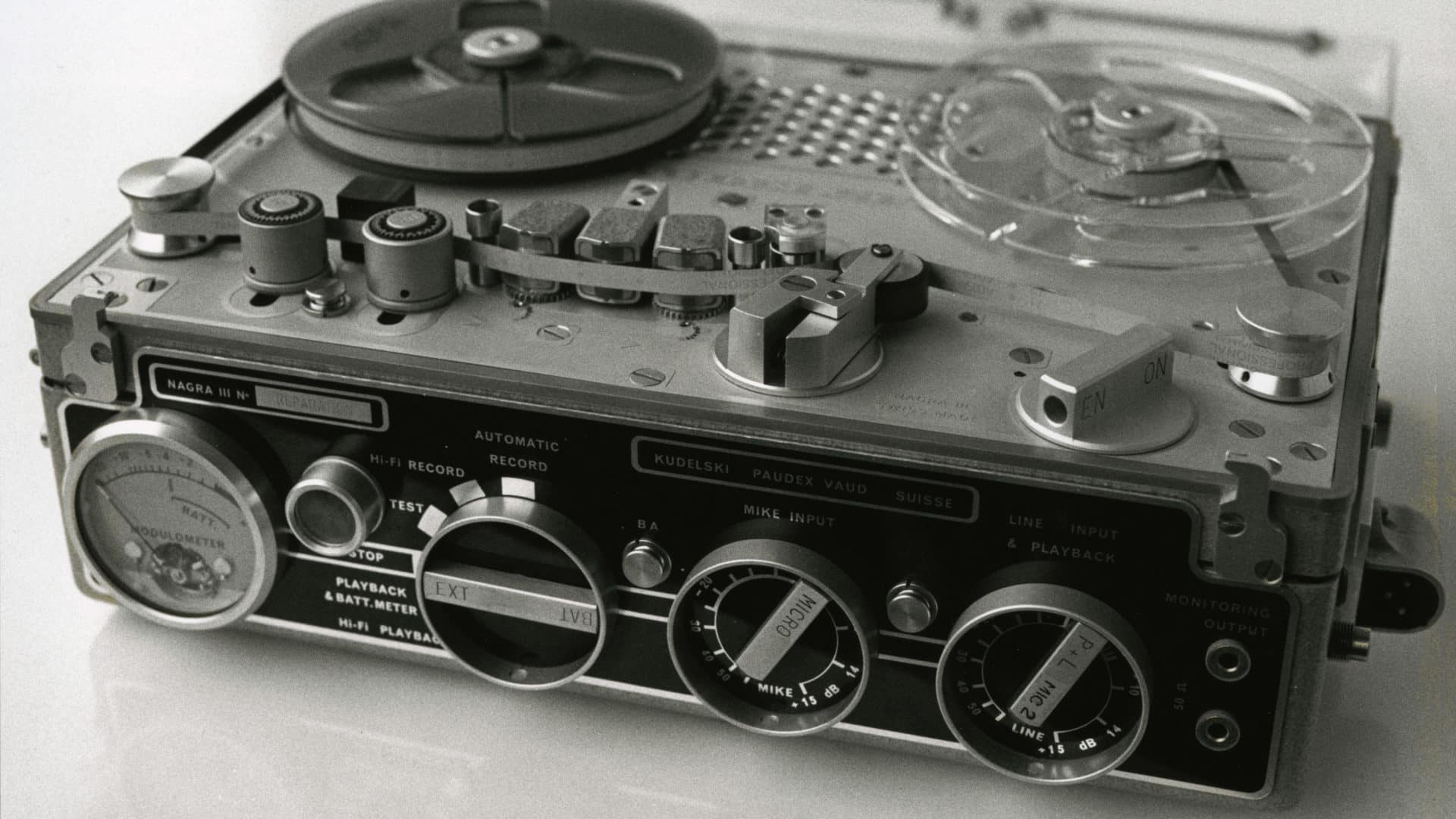 Nagra iii 1st portable recorder