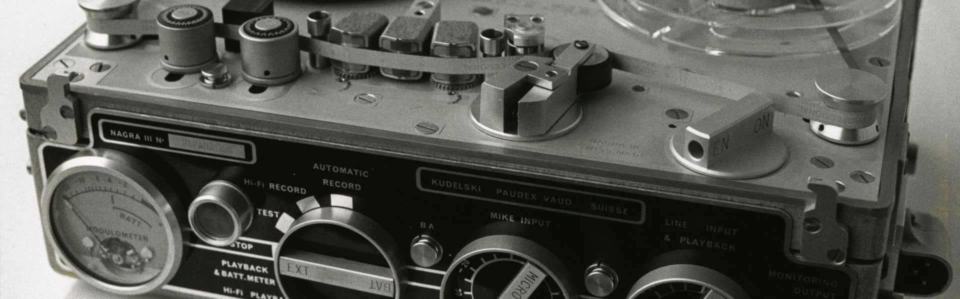 Nagra iii 1st portable recorder