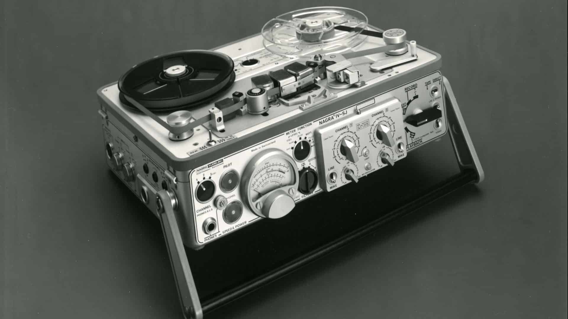 1972 Nagra IV-SJ stereo analog recorder sound 4 speed 2 tracks direct FM direct sonometre precision microphone mesurement intrumentation analysis scientific