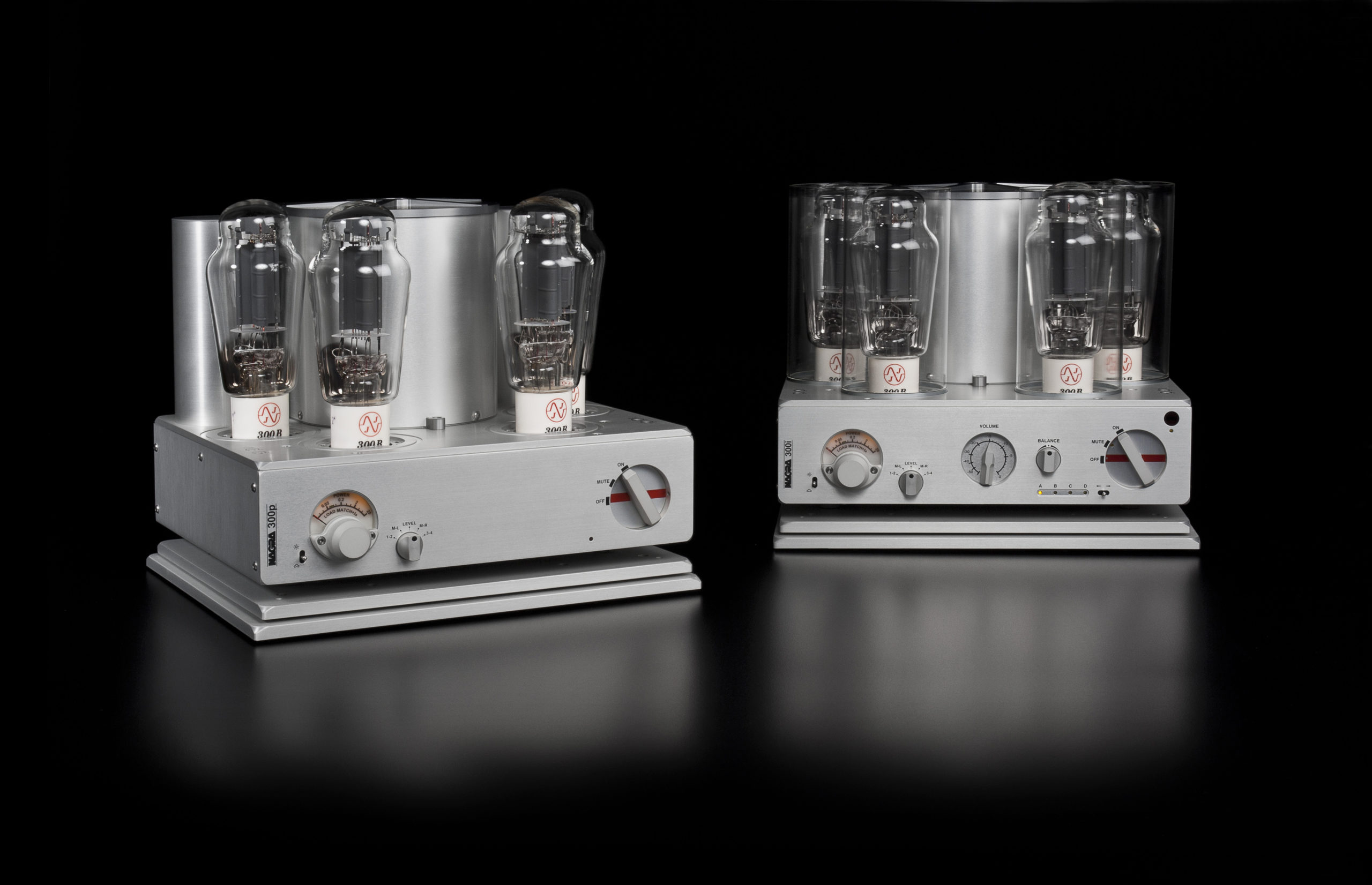 Nagra 300B 300p 300i integrated power amplifier front tube modulometer vfs