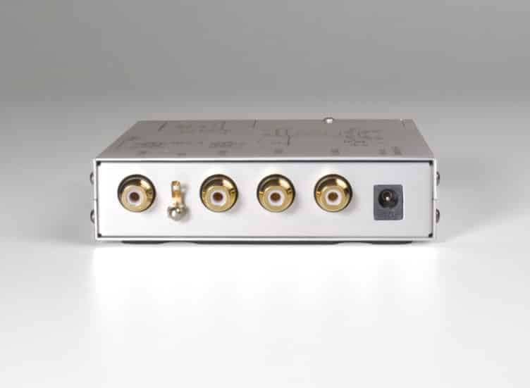 BPS phono stage preamplifier back rear