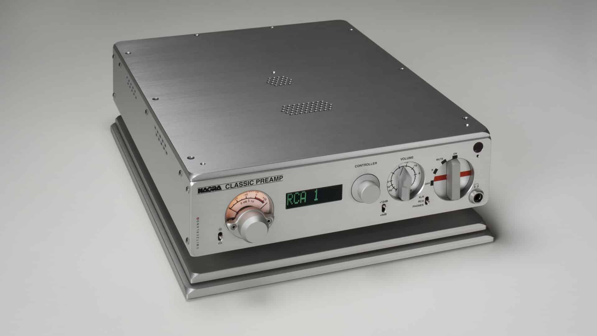 Nagra Classic Preamp preamplifier tube best modulometer vfs front