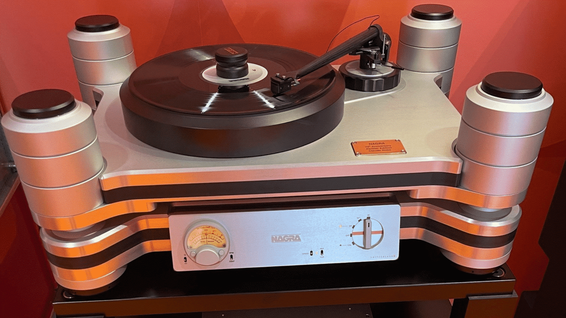 Bibliotheque library MJF 2022 montreux jazz festival nagra turntable DJ