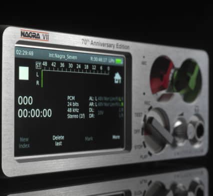 Nagra VII Anniversary front recorder 2 tracks