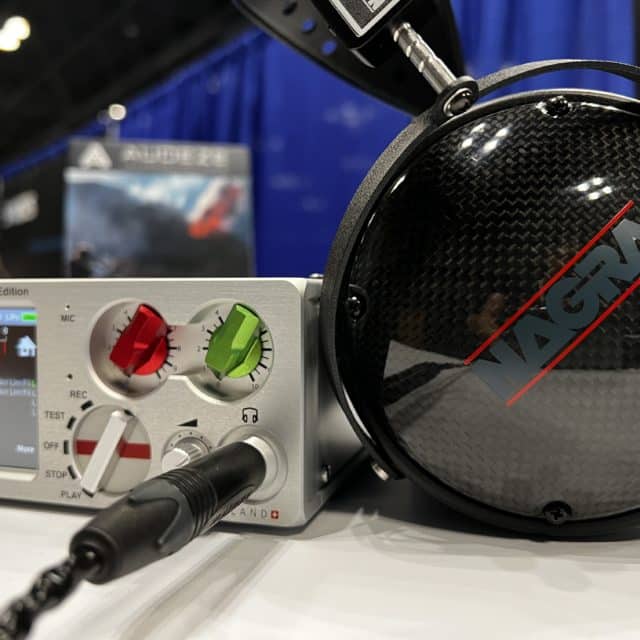 Nagra monitoring headphone Audeze AES New York