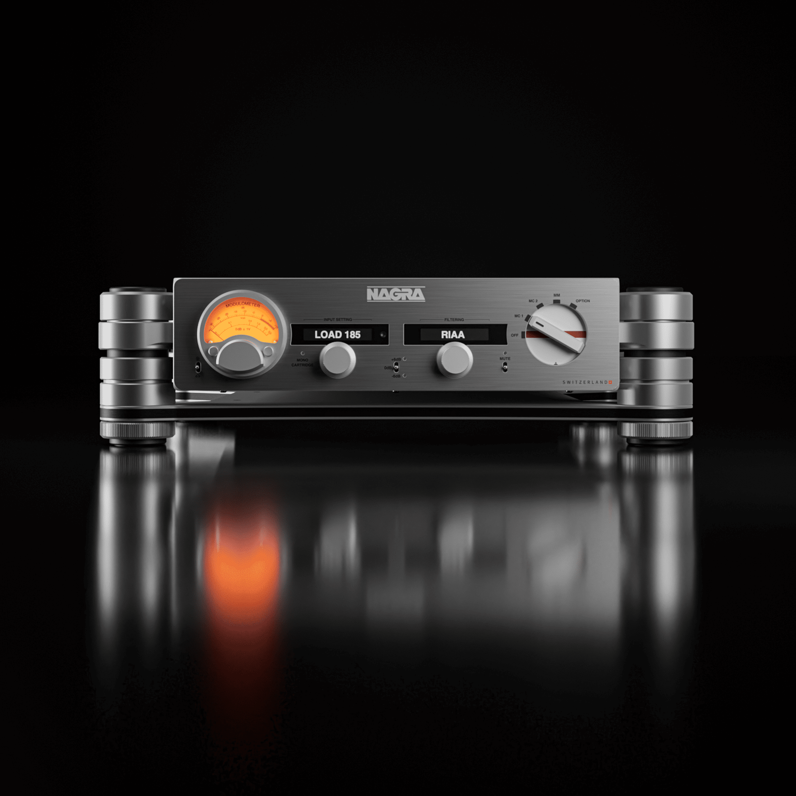 Nagra hd phono stage pream preamplifier line center style square