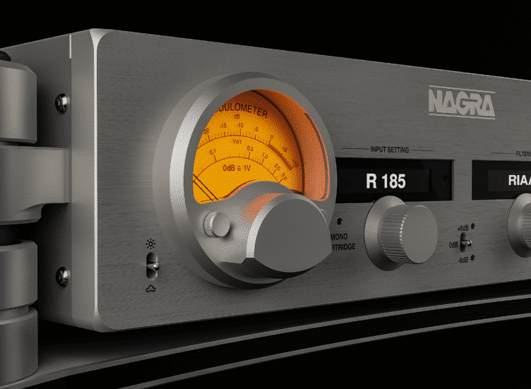 NAGRA HD PHONO front modulo close up