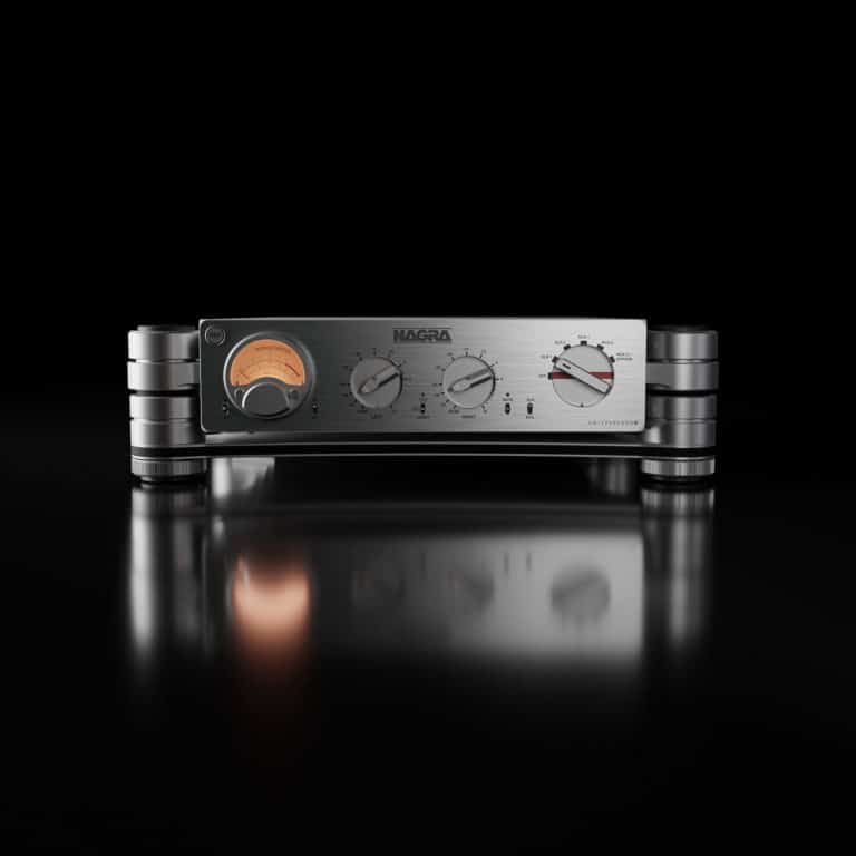 Nagra Reference Preamp preamplifier best HD modulometer vumeter front aluminum iso square