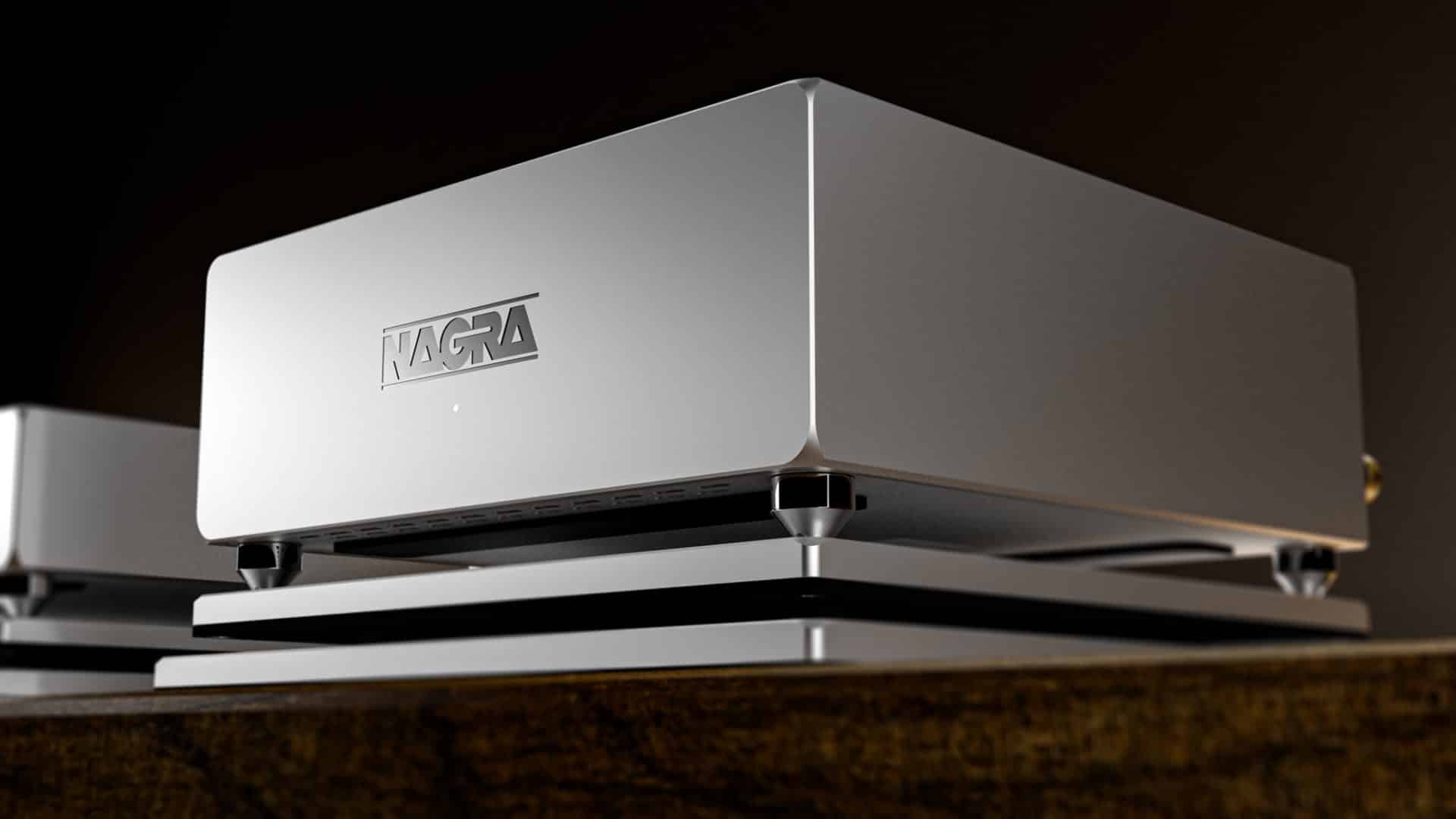 Nagra Compact PSU power supply unit front VFS wood furniture rack