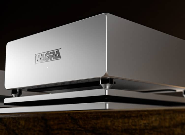 Nagra Compact PSU power supply unit front VFS wood furniture rack