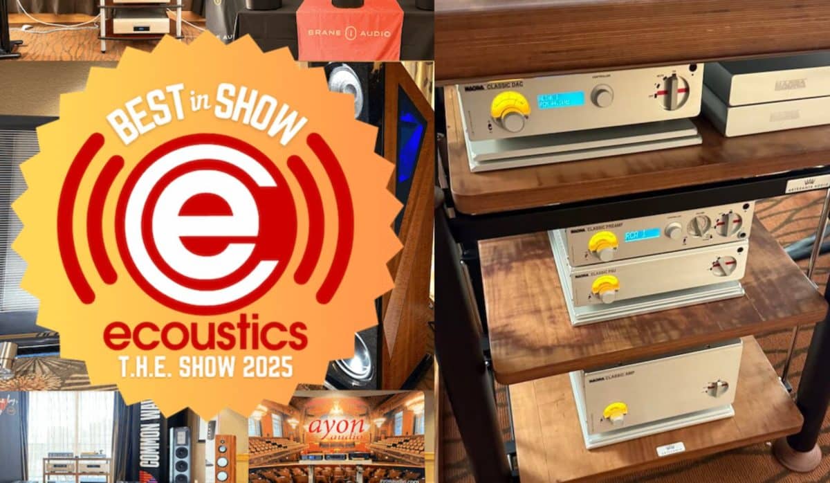 ecoustics Best of the Show Nagra at T.H.E. Show in California Boenicke speakers Classic DAC Preamp AMP Compact Phono Streamer