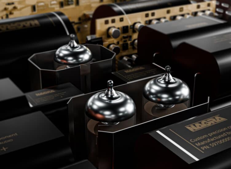 Preamplificador Nagra II-S serie II dentro de válvulas